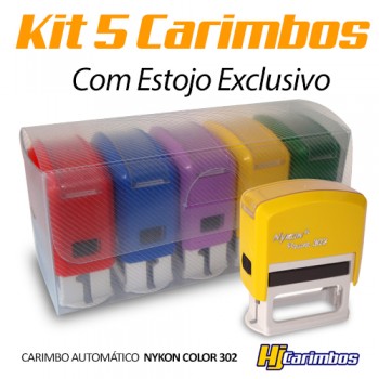 Kit Estojo Color com 5 unidades (ESTOJO DE BRINDE) - Professores