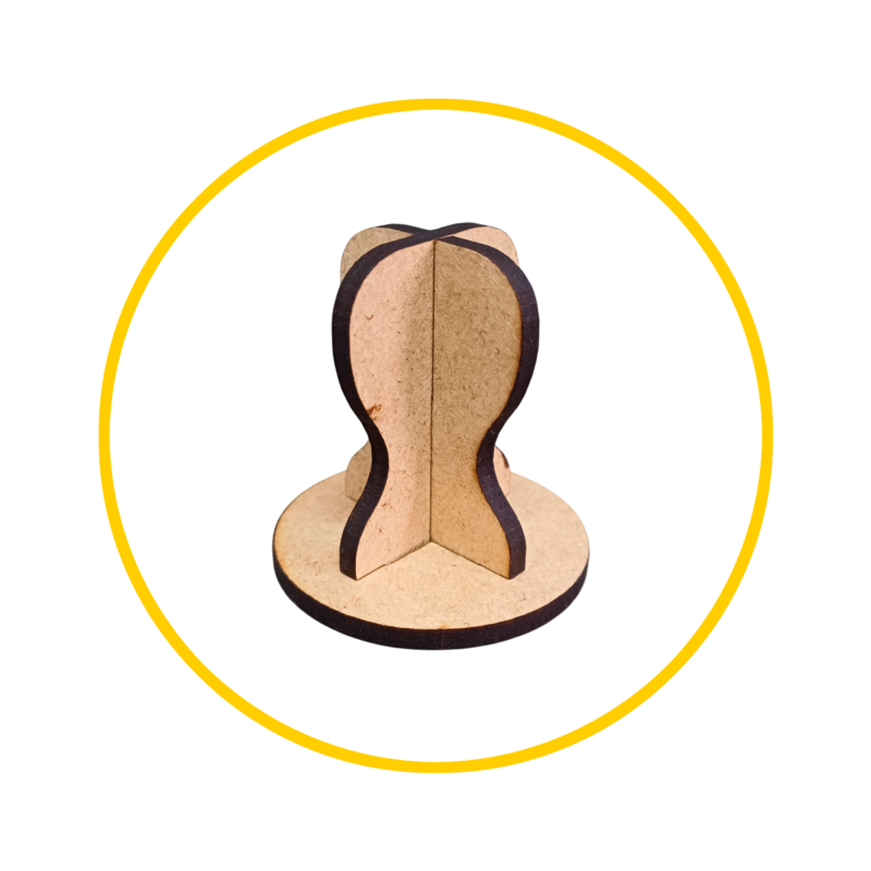10 Bases Para Carimbo Em Mdf - Tags, Sacolas E Embalagens - Image 3