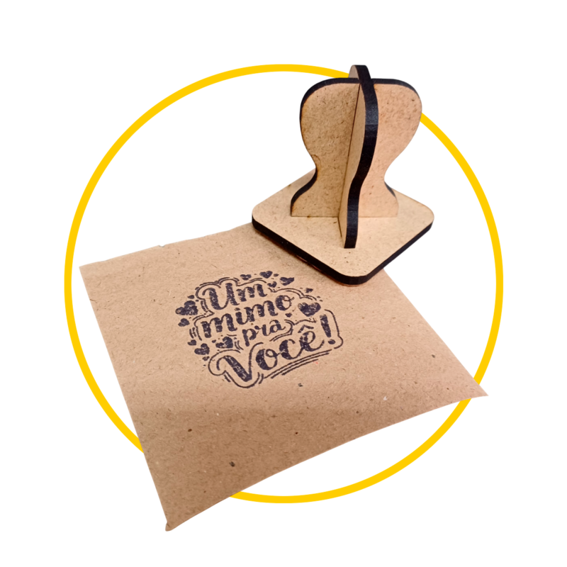 10 Bases Para Carimbo Em Mdf - Tags, Sacolas E Embalagens - Image 4