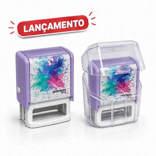 Carimbo com Capinha <br> Personalizado Dados Pessoais
