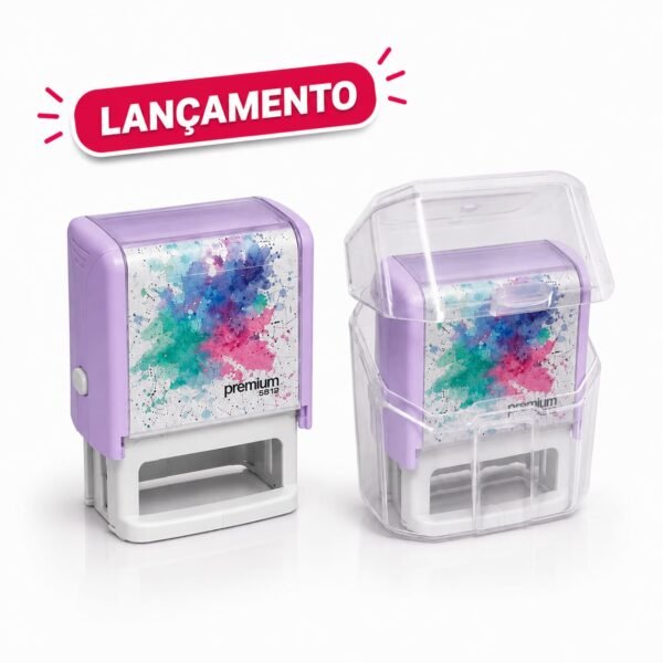 Carimbo com Capinha <br> Personalizado Dados Pessoais